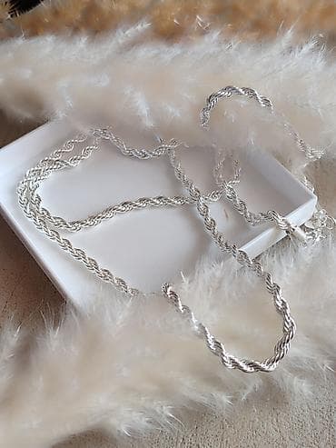 mini parfemi set: PletenI set nakita, žig 925 Elegantno upleteni set od srebra 925 — 4