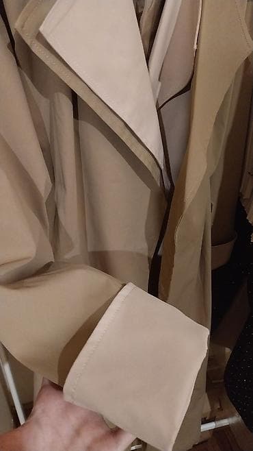 darmil kaputi: Novo! Ženski mantil veličina S/M. - Klasican, dugačak kroj sa pojasom — 5