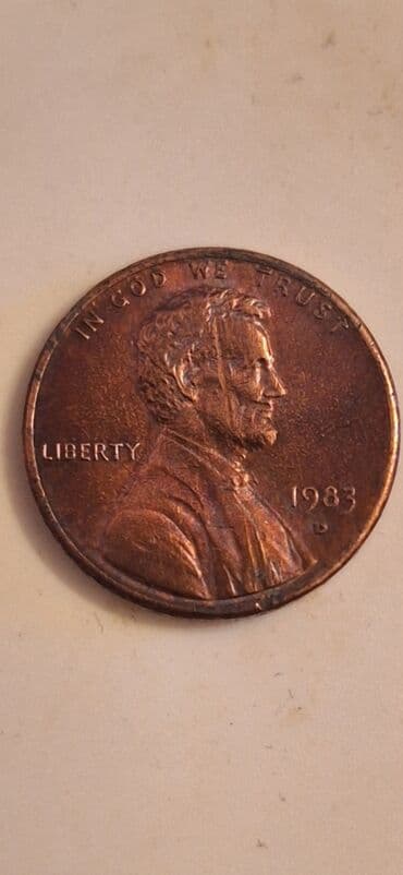 dallape harmonika cena: 3 greske pri kovanju. Američki jedan cent – Lincoln, 1983 D (Denver) — 2