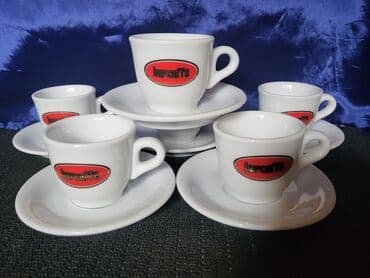 solje za caj: Solje nove za espresso Inker Zagreb 80,90te god. Solje pun — 6