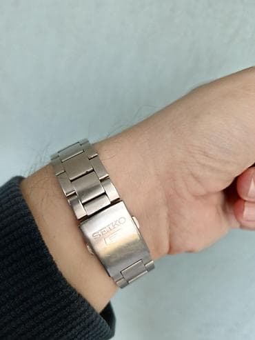 lacoste narukvice: Seiko 5 snke01K1 automatski sat – čelik, crni brojčanik, 50 m — 5