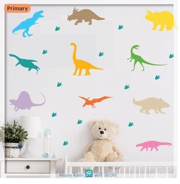 Alati i mašine: Set zidnih nalepnica – Dinosauri Savršen dodatak za dečju sobu. U — 5