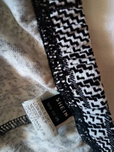 zara rebraste helanke: S (EU 36), Plaid — 3