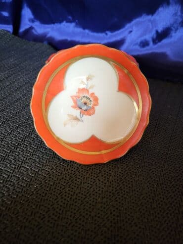 porcelanske solje za caj: Postolja za case 1931 do 1950g Bareuther Bavarija. Porcelanska — 8