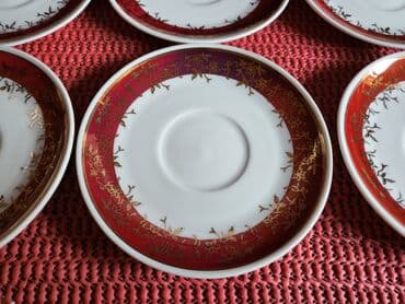 Antikviteti: Servis za kafu,nov,Fena porcelan nemacki 70te. Servis za 6 osoba — 12