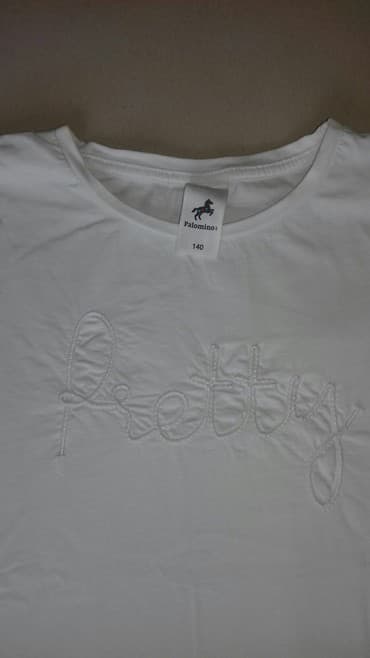 majice sa spustenim ramenima: Round neck, Short sleeve, 140-146 — 2