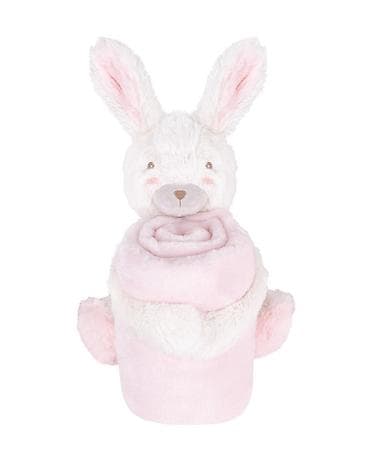 termofor za odrasle sa navlakom: KIKKA BOO – KikkaBoo Baby ćebence sa plišanom igračkom 70x100 “Rabbits — 2