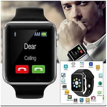 rado satovi: 05. Smart Watch A1smart sat telefon Crni-Pametan sat Cena:2599din — 7