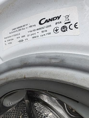 pec za kampovanje: Candy slim veš mašina, Grand Vita 7 kg, 1100 obrtaja,A+++. smart — 6