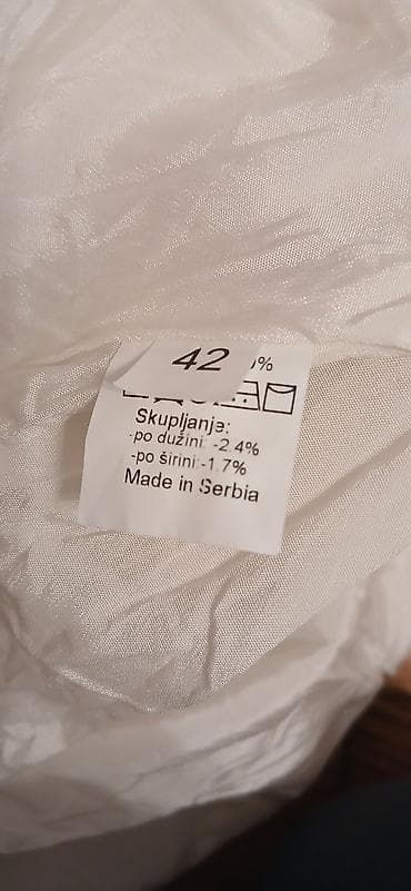 braon kupaci: Haljina Elipsa – veličina 42, 100% viskoza, proizvedeno u Srbiji. - — 3