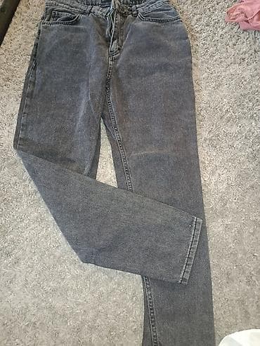 jeans novi pazar: Mom fit teksas pantalone (farmerke), klasičan kroj sa ravnom — 4