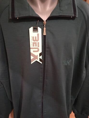 velicine pantalona: Novi muski pamucni duks sa kragnom u velikom broju Benx 5XL Zeleni — 4