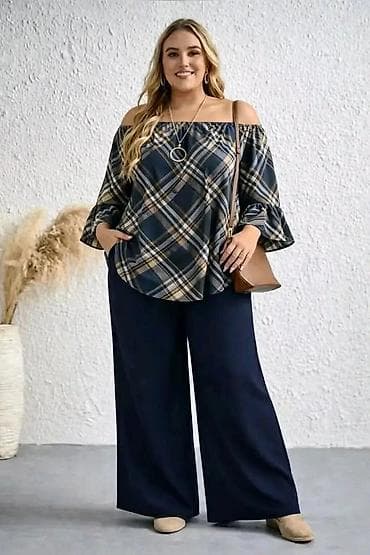 ps kombinezoni 2022: Ženski komplet za svečane i svakodnevne prilike – plus size - — 5