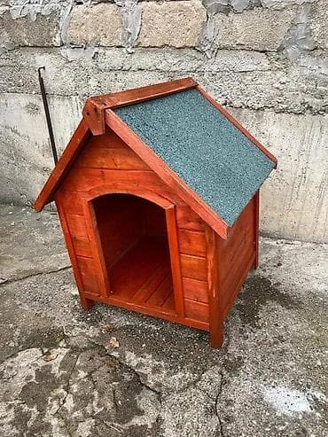 kucice za pse krusevac: Drvena kućica za psa - Materijal: masivno drvo, površinski zaštićeno — 1