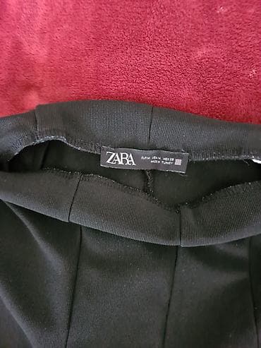 Odeća za skijanje: ZARA muške pantalone – model slim fit - Boja: crna - Kroj: uski/ — 3