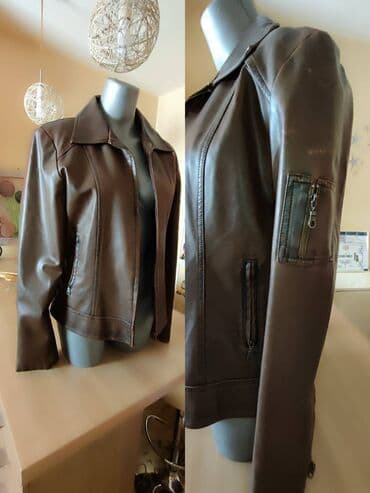 Accessories: Ženska jakna BONNISEN, braon boje, veličina XL. Ima ostecenja na — 4