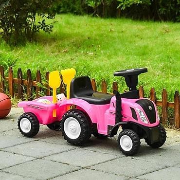 bozicni voz igracka: TRAKTOR SA PRIKOLICOM PINK – ECO TOYS Šifra proizvoda: 658T PINK-250 — 2