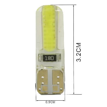 extreme off road gume: Led sijalica T10 SMD Plava, Zelena Roza Silikonska. 12v Sve sto — 3