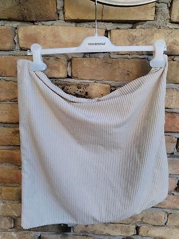 Jastučnica 48 x 48 cm - Materijal: meki rebrasti pliš (corduroy