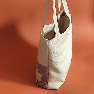 torbe ženske: Ručna torba – patchwork tote - Materijal: gust tkani pamuk/platno u — 4