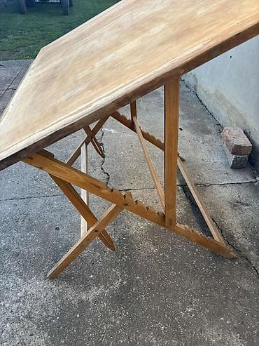 lux dekor namestaj ugaone garniture: Starinski podesivi sto za crtanje, slikanje itd je u odlicnom stanju — 7