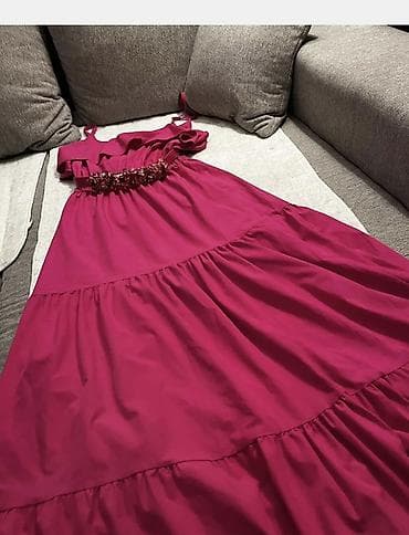 Haljine: Duga letnja haljina u boji fuksije - Brend: EWAROZA (etiketa — 4