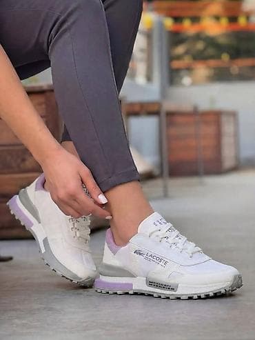 udobne muske patike: Lacoste patike – sportsko-lifestyle model - Materijali: kombinacija — 5