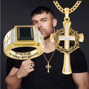 muski lanac sa krstom: Komplet lanac sa krstom +prsten
Cena:2000din
Vel prstena:12 — 1