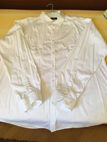 crne pantalone i bela kosulja: Kao nova košulja iz Turske, odličan kvalitet, lagan materijal, pamuk — 5