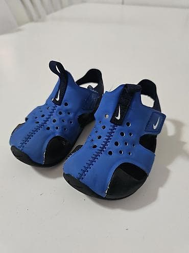 teksas jakne za devojcice: Dečije Nike sandale – plavo/crne - Model: otvorene dečije sandale sa — 2