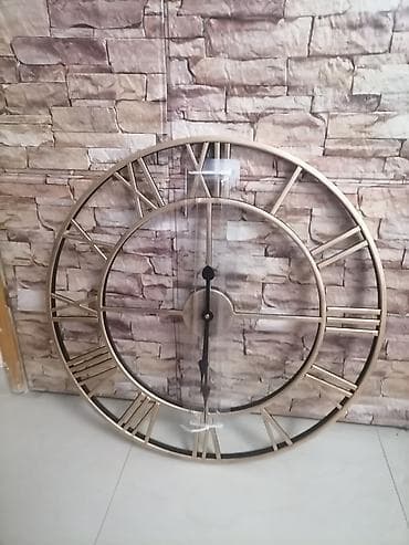 kzubr 400a co2 cena: Veliki zidni sat – industrijski dizajn - Otvoreni metalni ram sa — 1