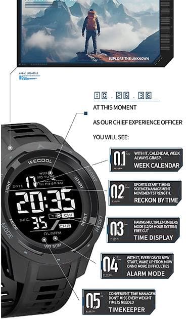 ruhla satovi: Nov ručni sat. Prečnik kućišta je 4,6 cm, širina kajša je 2,2 cm — 4