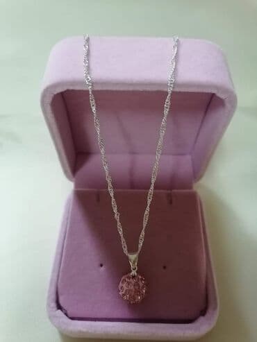 srebrna ogrlica sa krsticem: 800 — 9