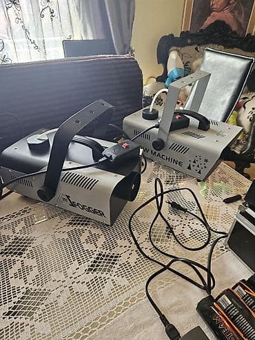 mini masina za sudove: Komplet za scensku atmosferu – mašine i tečnosti za sneg, dim i — 4