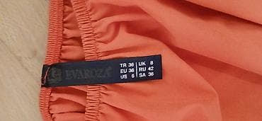 Sakoi: Evaroza haljina - Model: kratka, A-kroja sa volanima na donjem rubu — 2