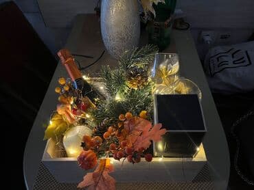 Prehrambeni proizvodi: Poklon korpa – premium set za degustaciju Sadržaj: - Pletena košara — 6