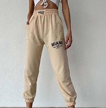 Ženske trenerke donji deo sa dzepovkma. “MIAMI”.Jogger kroj sa