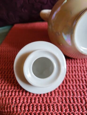 Čajnici: Bokal 1918g + Oscar Shaller Bavaria porcelan. Bokal je nov,pozlata — 10