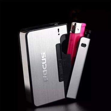 polovne elektronske cigarete: 890din Tabakera/upaljac Prenosna metalna kutija za cigarete 10 kom — 4