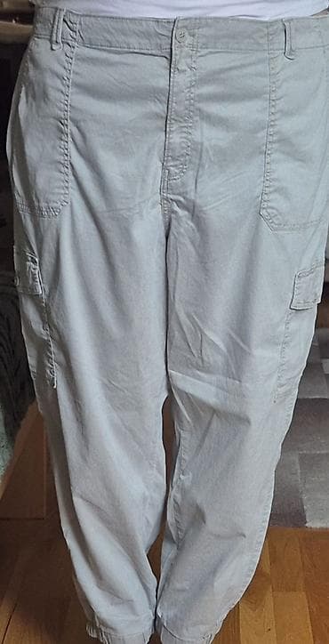 Women's Sweatsuits: M&S ženske pantalone cargo – model Light Grey 52 / XXL - Boja — 6