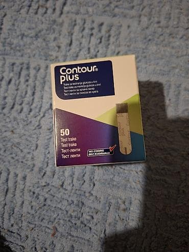 Walkers, crutches, walking sticks, rollators: Contour Plus – test trake za merenje glukoze u krvi - Pakovanje: 50 — 4