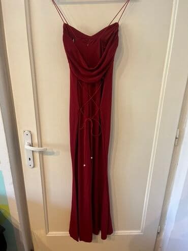 teddy kaput h m: M, color - Burgundy, Evening, With the straps — 2
