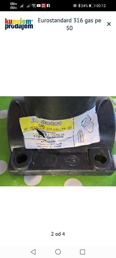 tupperware krpa za prozore: Eurostandard 316 GAS PE 50 – sedlasta elektrospojnica za PE gasne cevi — 2