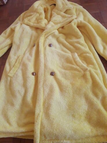 zimske jakne c a: One size, Sa postavom, Veštačko krzno, bоја - Žuta — 5
