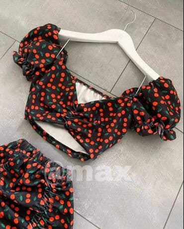 miss cherry pantalone: New,,Cherry Sweet’’SetVelicine:S M L Model Dostupan i Beloj i Crnoj — 5