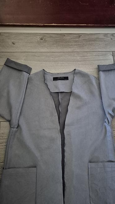 Kancelarijski nameštaj: Zara Basic ženski kaput/kimono kardigan - Brend: ZARA BASIC — 4