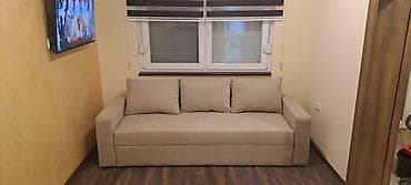 trilord namestaj: Trosed/sofa sa dekorativnim prošivom i jastucima - Moderan, boxy — 8