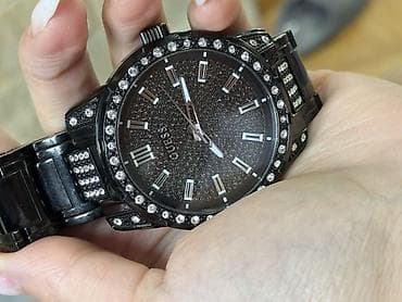 stvari za školu: GUESS ženski ručni sat – crni, sa kristalima POTPUNO NOV, BEZ — 3