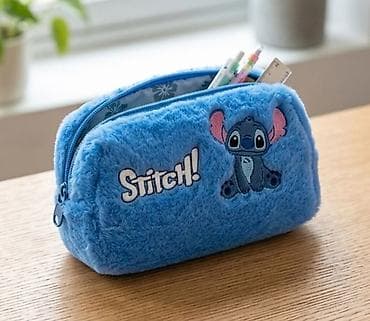 Meka plava pernica sa motivom lika Stitch iz crtanog filma