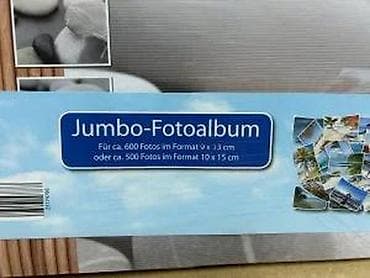 ormarići za bebe: Jumbo foto-album - Kapacitet: približno 600 fotografija formata 9 x — 9